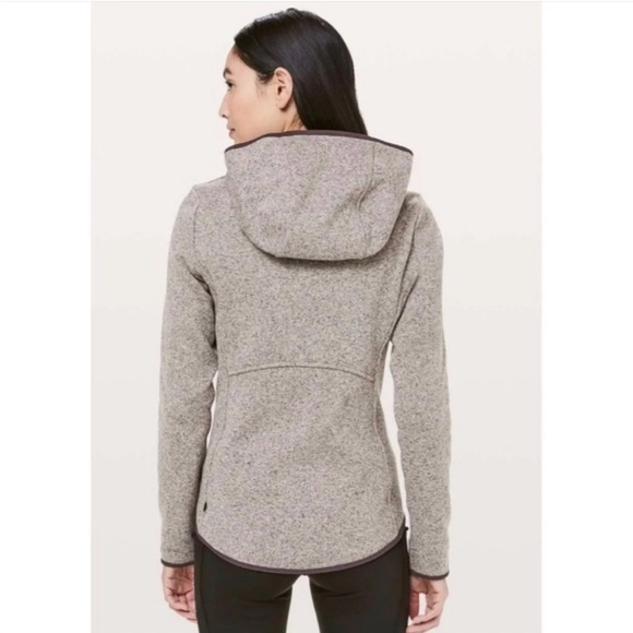 Lululemon Fleece & Thank You Pullover Sz 6 In Heathered Smoky Blush - Picture 3 of 15